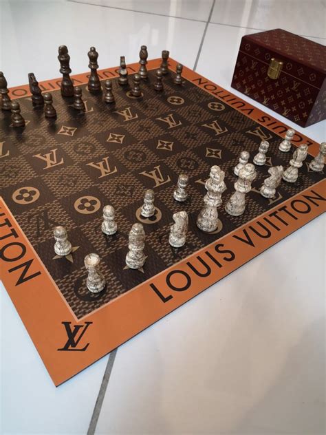 chess louis vuitton|louis vuitton chess board.